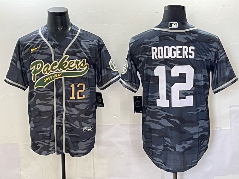 Men Green Bay Packers #12 Rodgers camo Nike NFL 2025 jersey 06->green bay packers->NFL Jersey